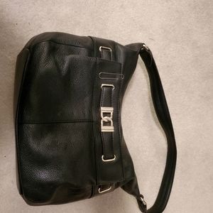 Tignanello Black Leather Handbag